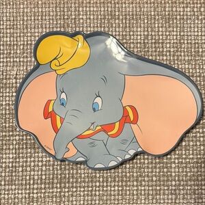 Disney Dumbo Character Plate with Yellow and Gray